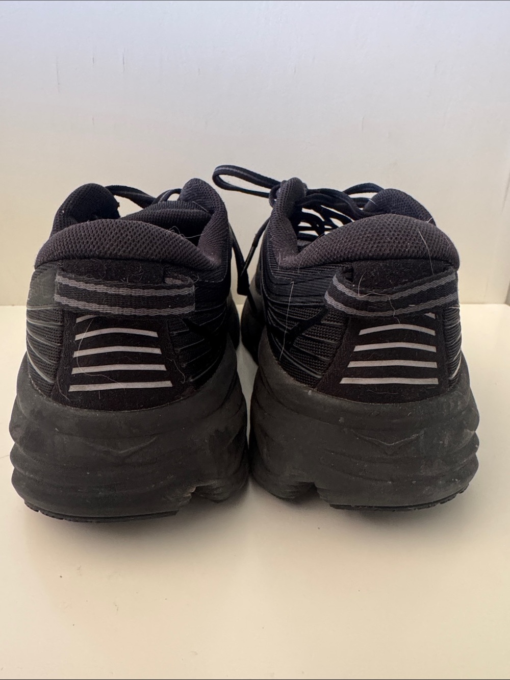 Hoka Black Thick-Soled Performance Running Shoes - Picture 8 of 11